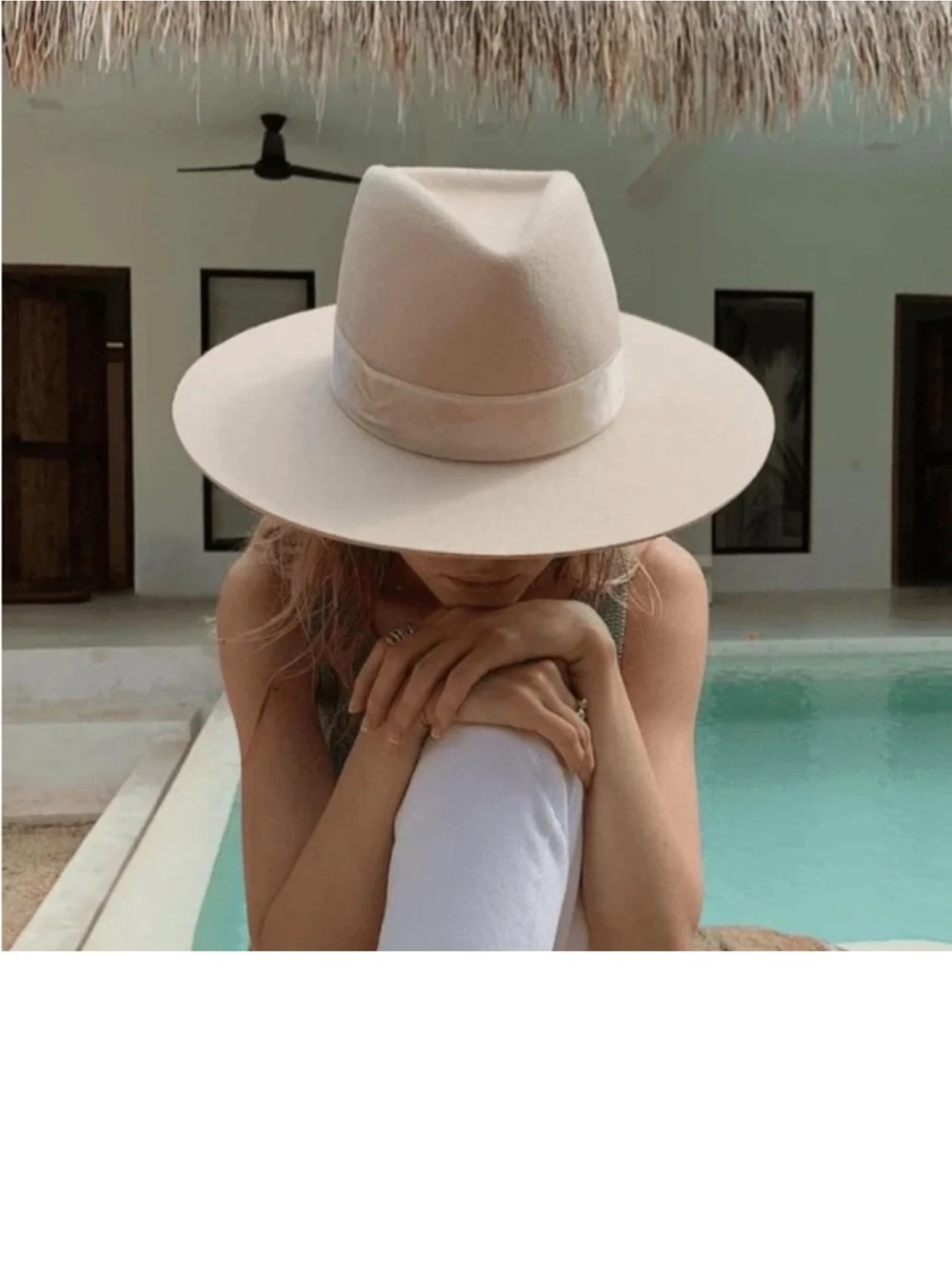 Lack of Color  Benson Triangle Ivory Hat